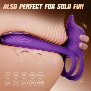Enchanted Girl Luxe Smart Vibrating Ring – App-Controlled Pleasure for Couples 💫 - Image 8