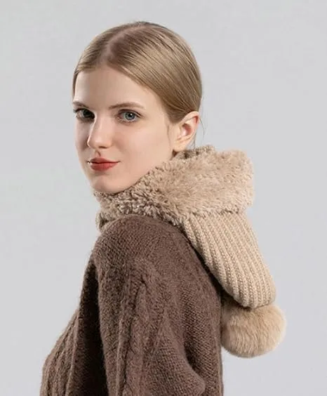 🧣 Women's Knit Beanie Hat Scarf Mask Set — Stay Warm & Stylish This Winter! ❄️ - Image 8