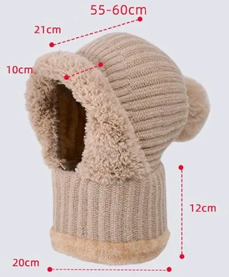 🧣 Women's Knit Beanie Hat Scarf Mask Set — Stay Warm & Stylish This Winter! ❄️ - Image 10