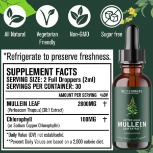 BetterLungs Mullein Leaf Extract - Image 9