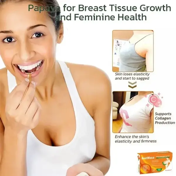 AnnieCare Pueraria Mirifica Papaya Breast Enhancement Capsules - Image 4