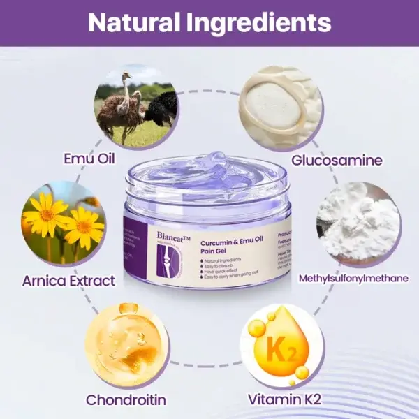 Curcumin & Emu Oil Pain Gel - Image 9