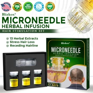 👱‍♂️ Microneedle Herbal Infusion Hair Stimulation Set 🇺🇸 Made in USA