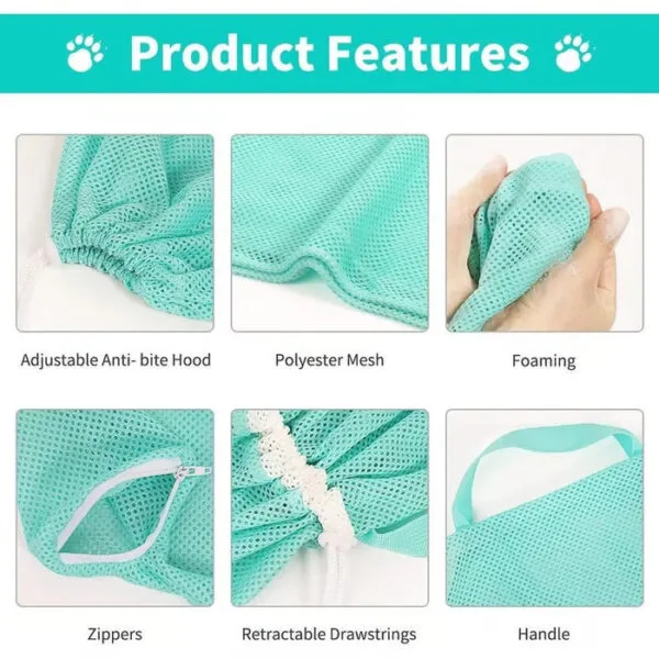 Cat Grooming Restraint Bag - Image 6