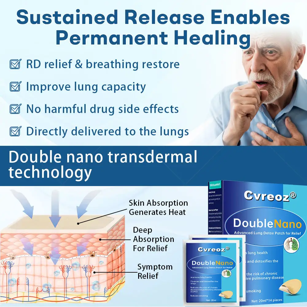 DoubleNano Advanced Lung Detox Patch for Relief - Image 2