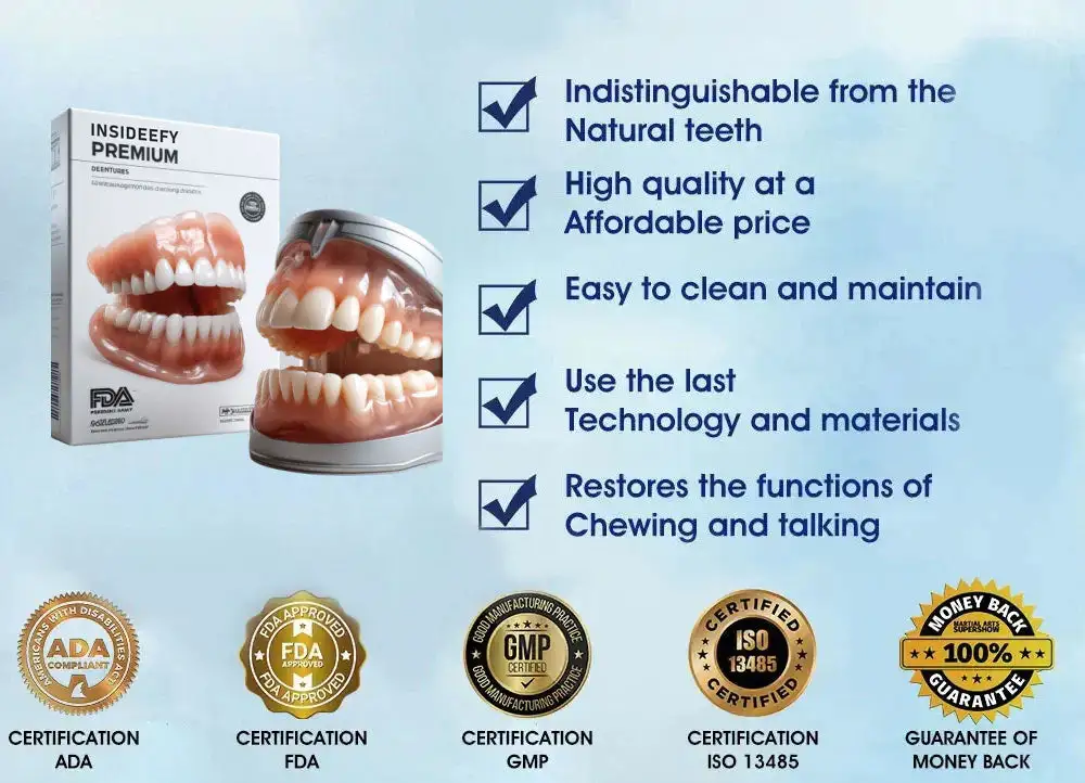--🦷Advanced Customized Full Denture Set🦷 {Developed by Harvard University} - Image 5