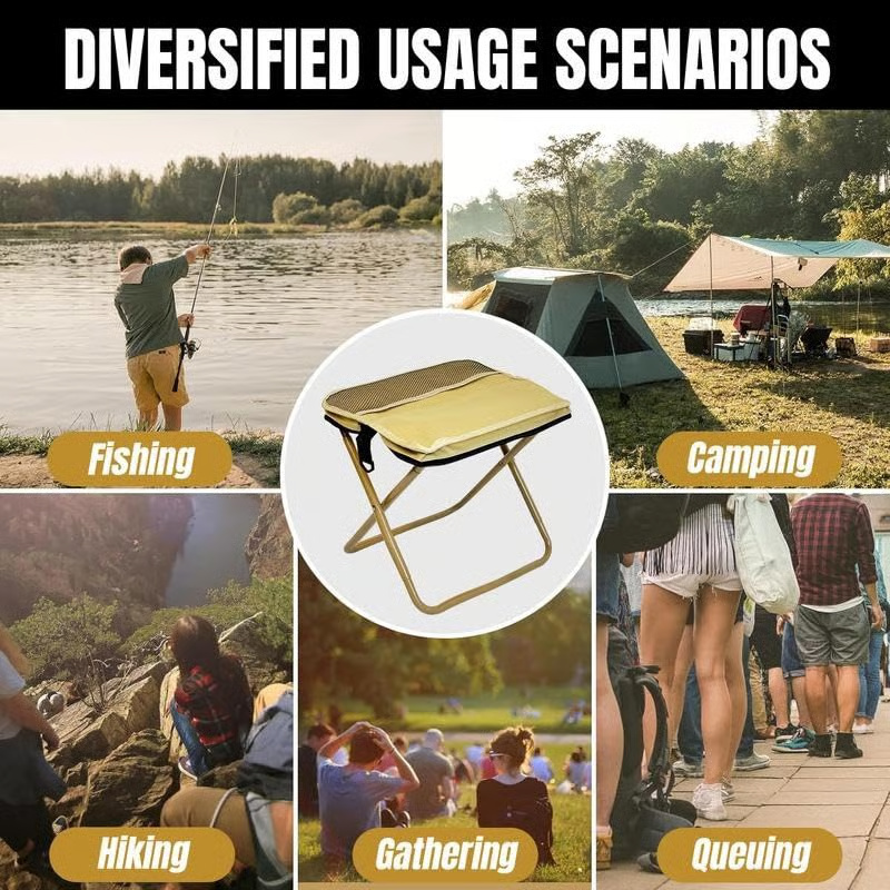 Lightweight Folding Camping Stool - Image 6