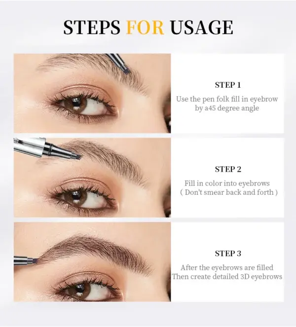 4-Tip Eyebrow Pen - Image 2