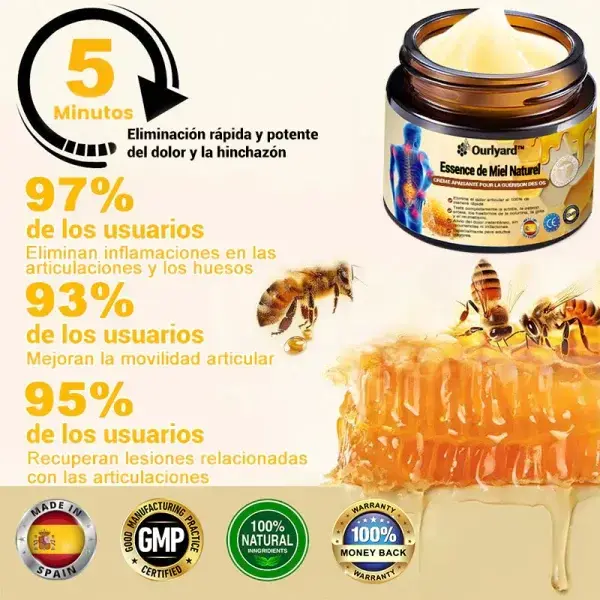 Natural Bee Essences Instant Ultra-Strength Pain Relief Cream - Image 2
