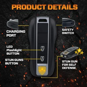 Voltax ShockForce 75M Stun Car Keychain - Image 8