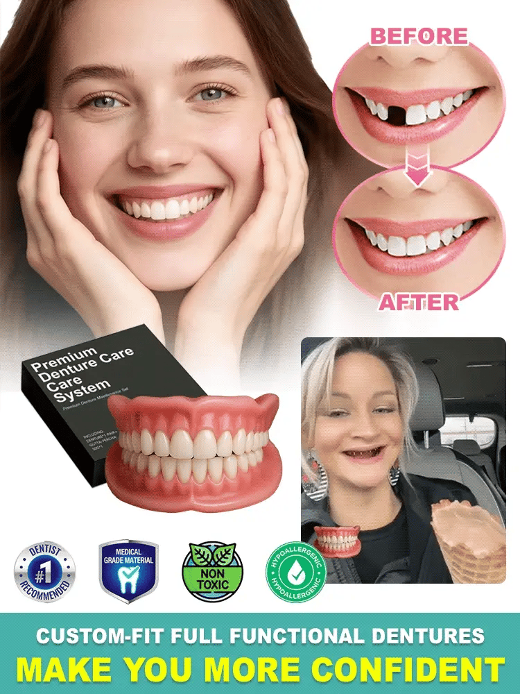 Sealayea™ Medical Full Denture with Strong Suctiond