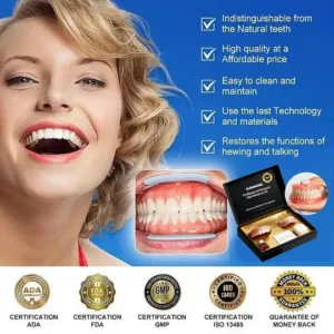 Sealayea™ Medical Full Denture with Strong Suctiond