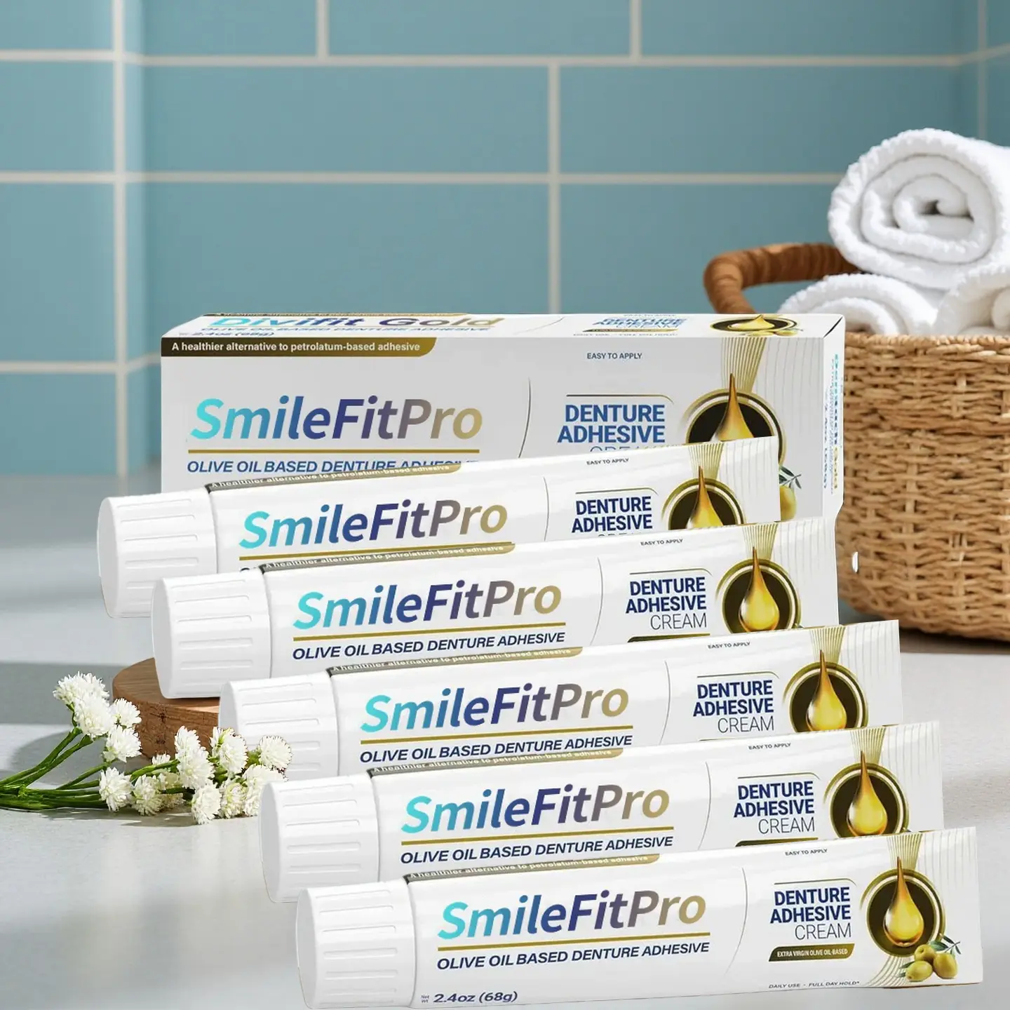 Olive Oil Denture Adhesive Cream - Image 6