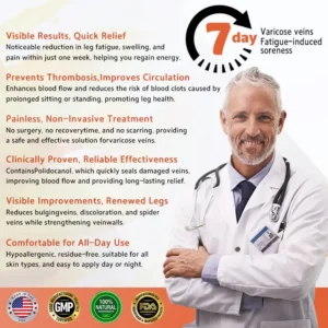 Vein Ease Microneedle Care Patch(For Spider Veins, Varicose Veins, Swelling & Leg Fatigue) - Image 3