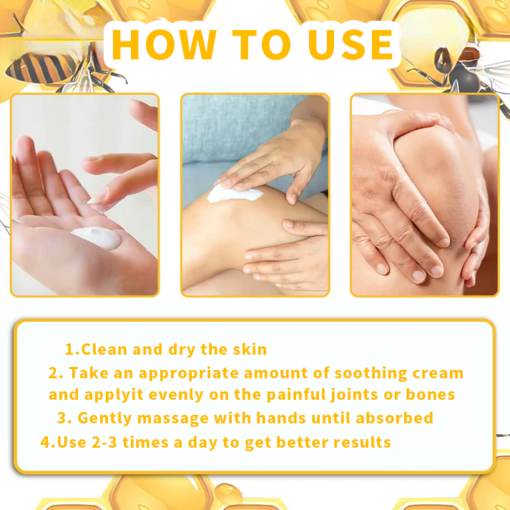Bee Venom Advanced Joint and Bone Therapy Cream - Image 6