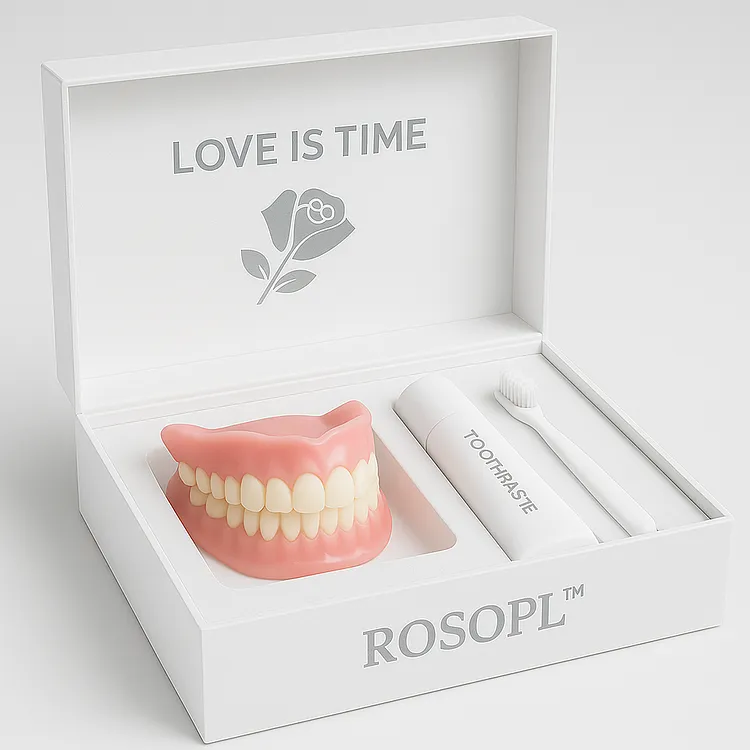 🔥Ends Today 70% OFF! 🦷Custom-Fit Full Functional DenturesMake you more confident