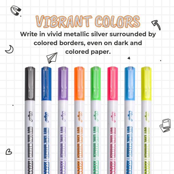 Metallic Outline Marker Set (8pcs Set) - Image 7