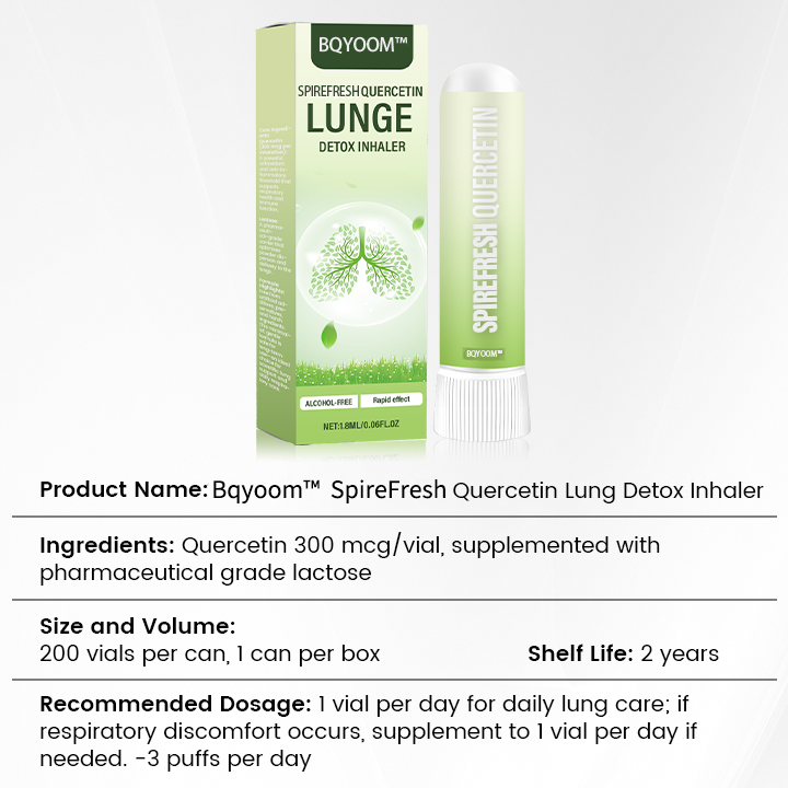 SpireFresh Quercetin Lung Detox Inhaler - Image 2
