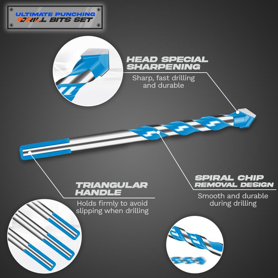 Ultimate Punching Drill Bits Set (5pcs) - Image 4