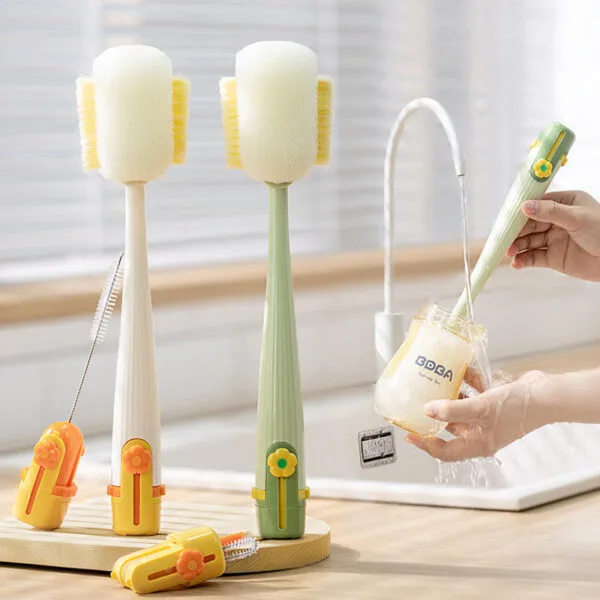 5-in-1 Baby Bottle Cleaning Brush Set - Image 2