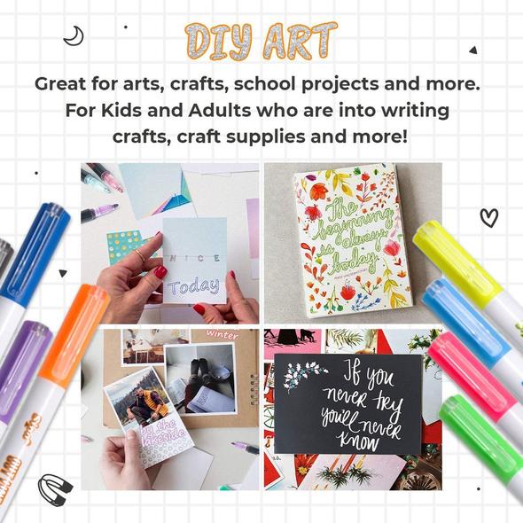 Metallic Outline Marker Set (8pcs Set) - Image 2