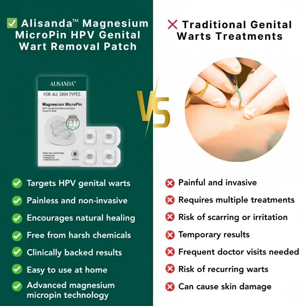 Magnesium MicroPin HPV Genital Wart Removal Patch - Image 6