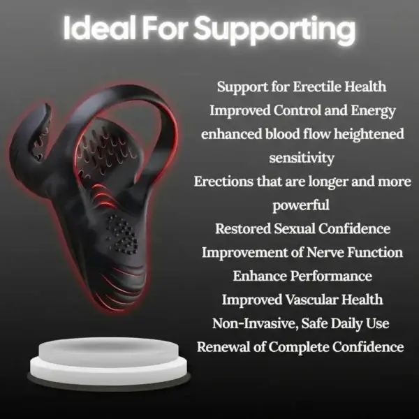 Vibrating electric male masturbation lock ring charging