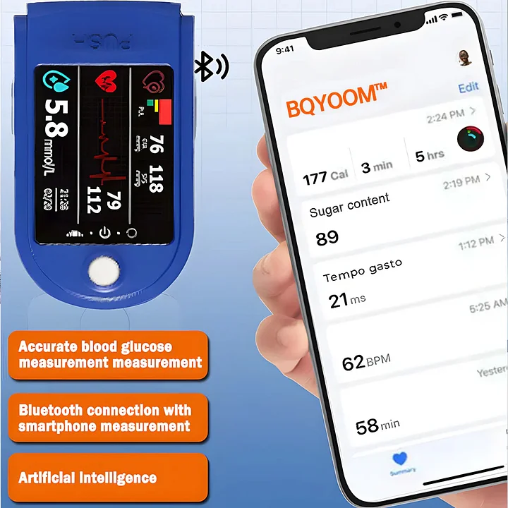 High Precision Non-Invasive Blood Glucose Meter👨⚕️ is clinically certified to be & 99.9% accurate - Image 9