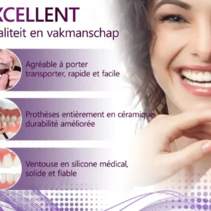 ✅Boutique officielle | Kit de prothèses dentaires en silicone - Image 2