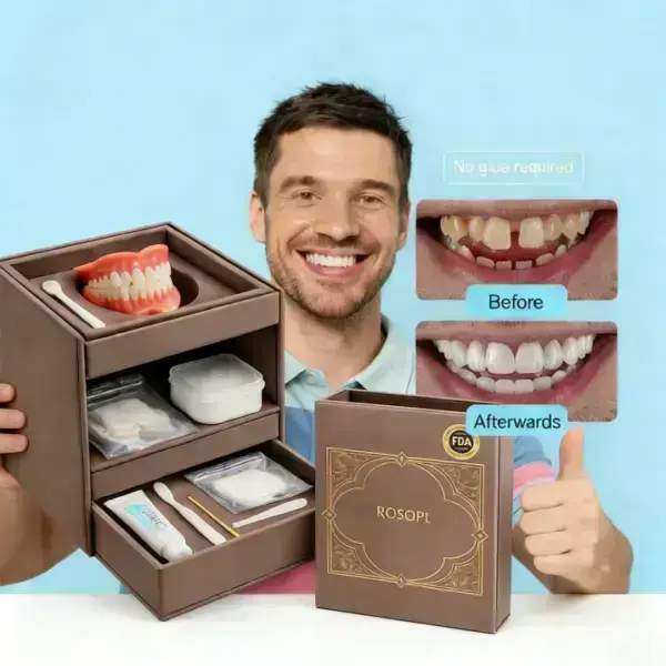 🔥🔥Ends Today: 70% OFF!🦷 Custom-Fit Full Functional Dentures Make you more confident - Image 5
