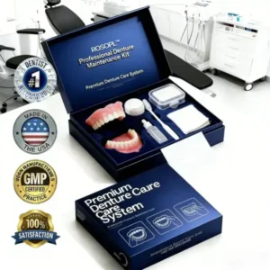 🔥🔥Ends Today: 70% OFF!🦷 ROSOPLTM Custom-Fit Full Functional Dentures Make you more confident