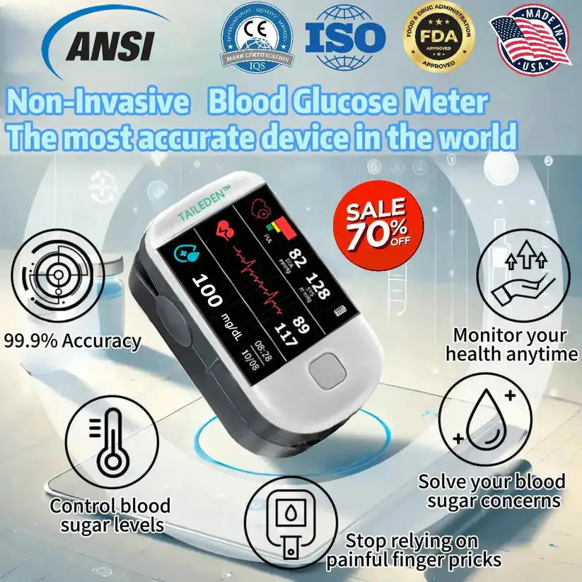 Fingertip Optical Glucose Sensor Monitor