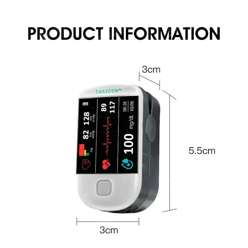 Fingertip Optical Glucose Sensor Monitor - Image 9