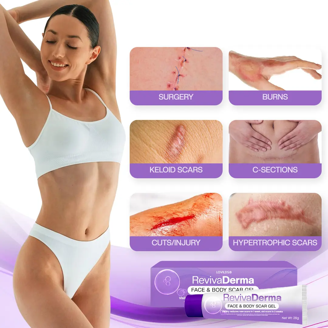 RevivaDerma Face & Body Scar Gel - Image 9