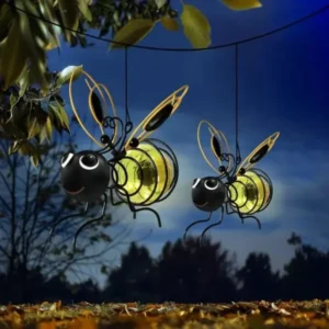 Outdoor Hanging Solar Bee Light - Image 2