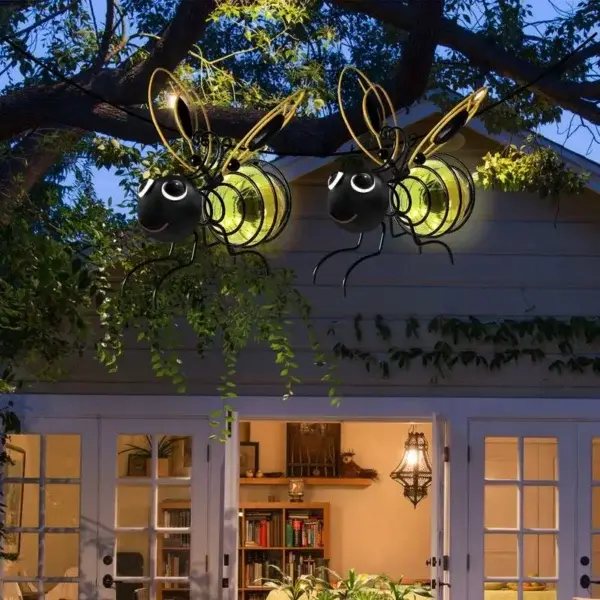 Outdoor Hanging Solar Bee Light - Image 4