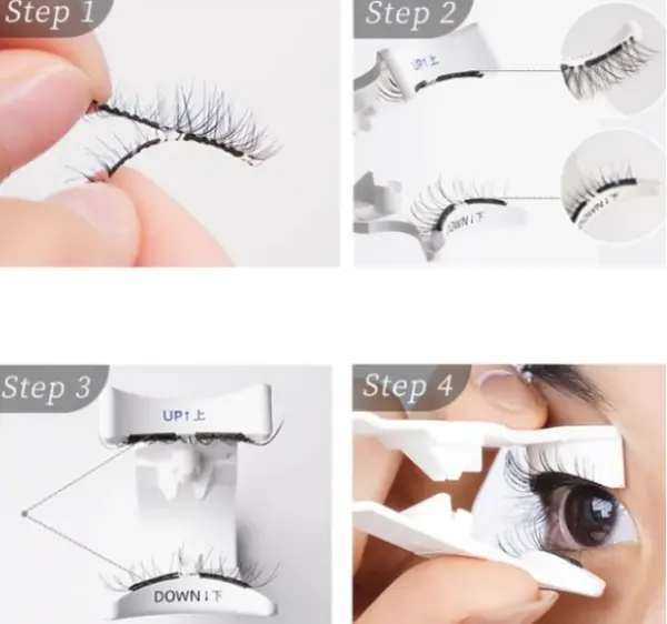 PREMIUM MAGNETIC EYELASHES (Set of 3) - Image 5