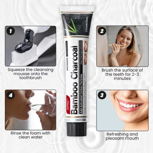 Bamboo Charcoal Whitening Toothpaste - Image 4