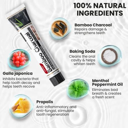 Bamboo Charcoal Whitening Toothpaste - Image 6