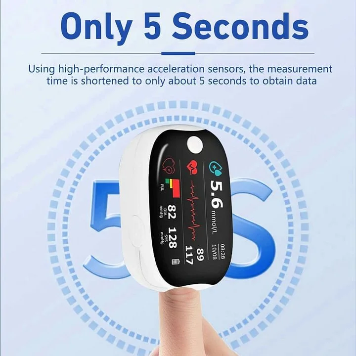 💥 2025 Limited 70% ️OFF 🩺 Laser Blood Glucose Monitoring Device 🔵 Non-invasive, Real-time Results 📲 Wireless Bluetooth Connectable - Image 7