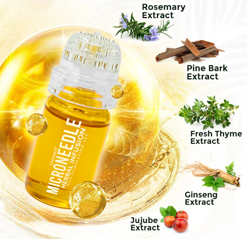 Microneedle Herbal Infusion Hair Stimulation Set 🇺🇸