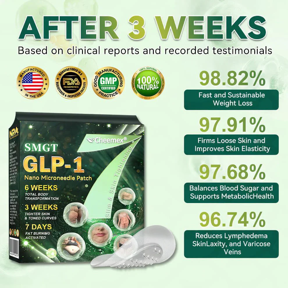 Mayo Clinic Recommended I Official Store | Nano Microneedle Patch with Collagen Peptides &Matrixyl 3000|Solution-Obesity,Cardiovascular Diseas, Diabetes, Sleep Apnea, Joint Problems and More|7-Day Results|Needle-Free Applicationwith - Image 2