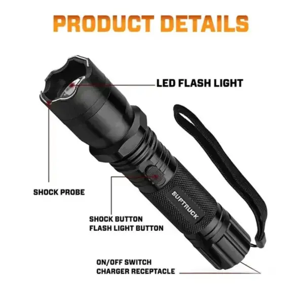 💥 2026 Flash Sale OFF ️🔦 VoltGuard X95 Tactical Stun Flashlight ⚡ Light in Dark, Power in Danger - Image 7