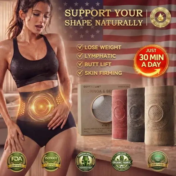 2026 NEW RELEASE Moringa & Berberine 4-In-1 Micro-Particle Sculpting & Fat-Burn Shorts - Image 7
