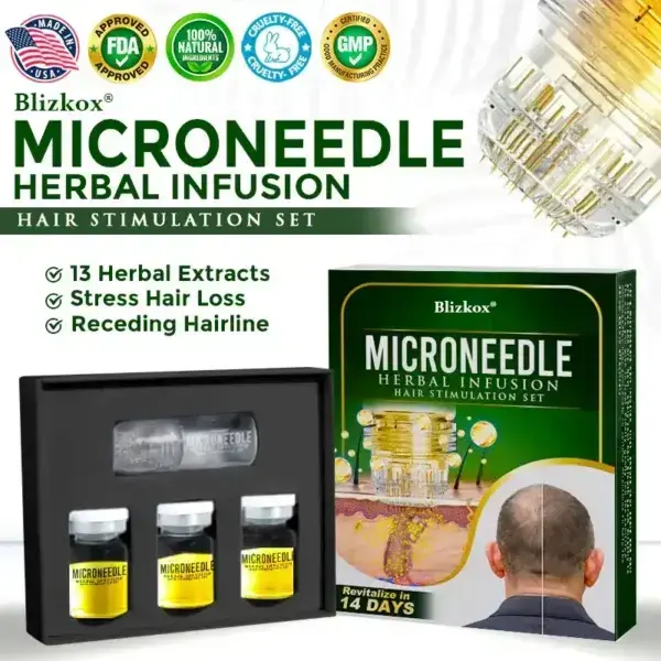 👱♂️ Microneedle Herbal Infusion Hair Stimulation Set