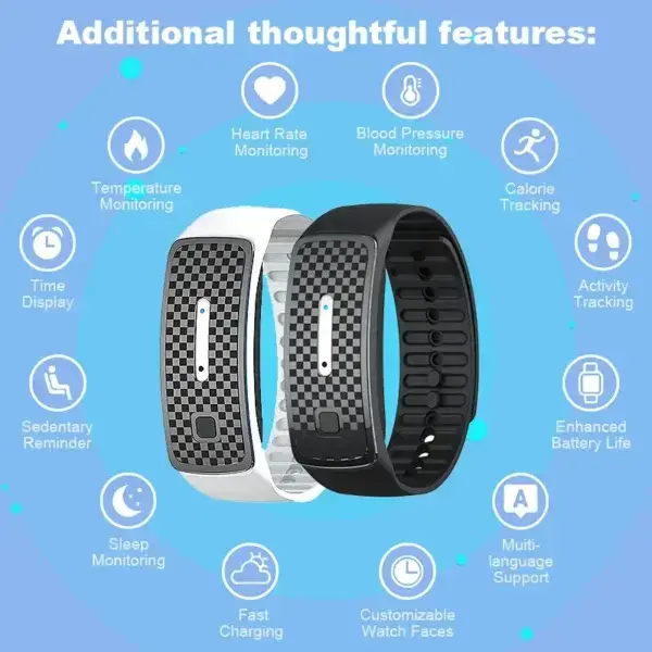 Ultrasonic Fat Blasting & Far Infrared Blood Sugar Balancing Detox Wristband - Image 10