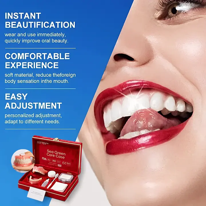Ends Today: 70% OFF! ⏰70% OFF! Full Denture with Strong Suctiond Custom-Fit Full Functional Dentures - Image 2