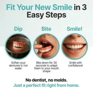 🔥Ends Today: 70% OFF! Custom-Fit Full Functional Dentures Make you more confident - Image 6