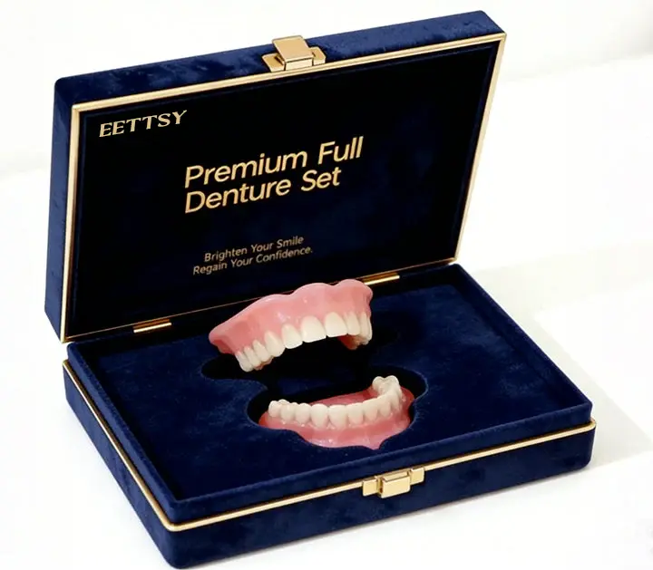 Ends Today: 75% OFF! Full Denture with Strong Suctiond Custom-Fit Full Functional Dentures🦷