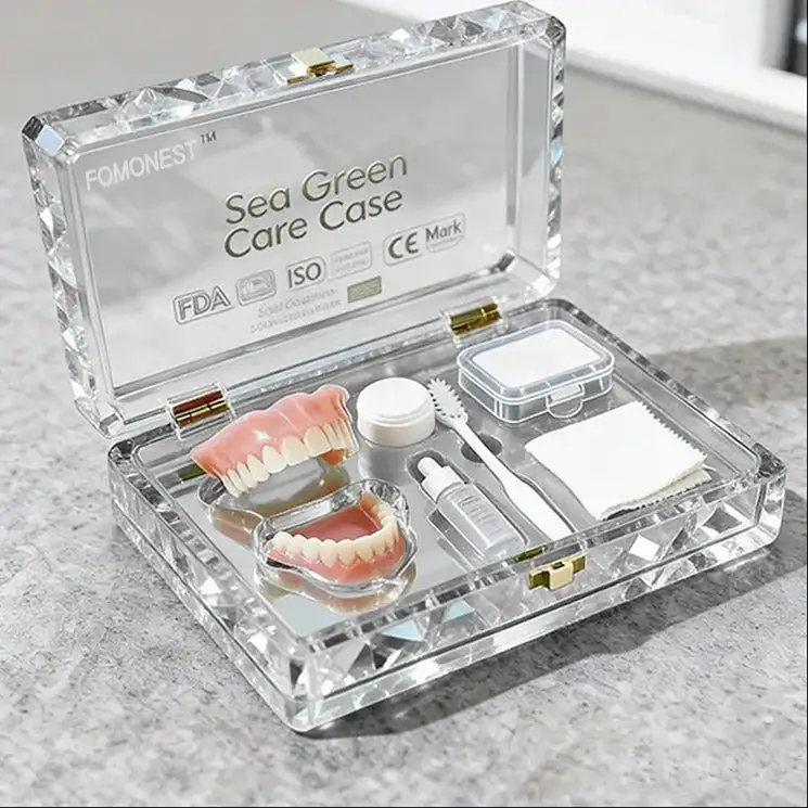 Ends Today: 75% OFF! Full Denture with Strong Suctiond Custom-Fit Full Functional Dentures